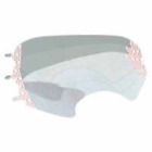 Plx49337 Personal Safety Division Face Shield Peel Off Cover 636123493377