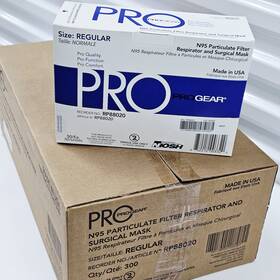 Rp88020 Progear 300x N95 Particulate Filter Respirator Surgical Masks Sz Regular