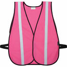 Ps1pknb Global Industrial Pink Safety Vest With Reflective Strip 707022343664