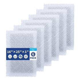 Pzharqg 16 25 16x25 Replacement Filter Pads Compatible With Pristine Air Cleaner Whit