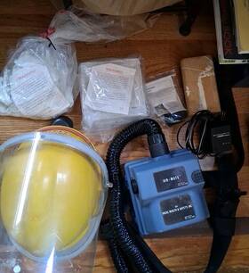 520-01-56 Racal Health Air-mate By Powered Air Purifying Respirator Papr Unit