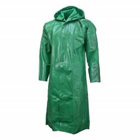 96ac Radians 693480037965 Flame Resistance Pvc/chem Shield 96 Coat Attached Hood 2x-l Gr