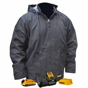 Dchj076abd1-m Radians Unisex Adult 2.0ah Battery And Charger Heated Hd Work Coat Black M Us