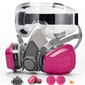 620yj-921-2097 Ranksing Respirator Mask With 60921 Filters To Protect Against Dust Gases Fumes Asb