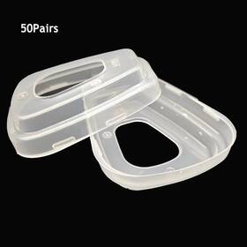 501filter Rapidroo-shop Gas Mask Respirator Parts 501 Filter Adapter Plastic Cover For 6800 6001 7502 62