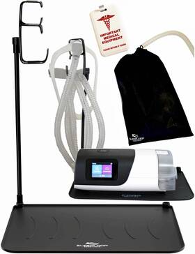 Rawrock 610012170556 Mask And Tube Hanger Mat For Cpap - Supplies Bedside Organizatio