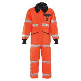 0344thvo5xll2 Refrigiwear Coverall Hivis Orange 5xl Tall