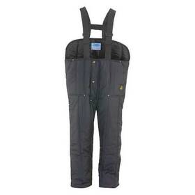 0345rnavsml Refrigiwear Overall Iron-tuff Low Bib Navy Small