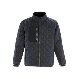 0444rblkmed Refrigiwear Diamond Quilted Jacket Black Med