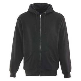 0487rblkxlg Refrigiwear Sweatshirt Thermal Black Xl