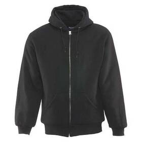 0488rblk2xl Refrigiwear Sweatshirt Insulated Quilted Black 2xl