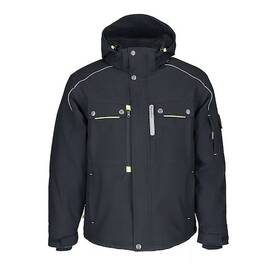 8750rblk4xl Refrigiwear Black Regular 4xlg Extreme Ss Hooded Jkt With