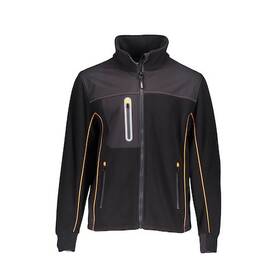 9740rblk3xl Refrigiwear Polarforce Hybrid Fleece Jacket Black 3xl