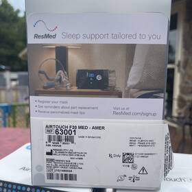 63001 Resmed Airtouch F20 Medium Cushion / Frame Headgear New In Box