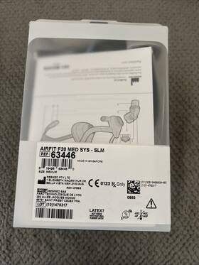 63446 Resmed Airtouch F20 Full Face Cpap Mask With Headgear -ref