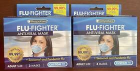 Respokare 840039200213 New Flu-fighter Anti-viral Mask 6 Seasonal Pandemic Flu Custom Fit