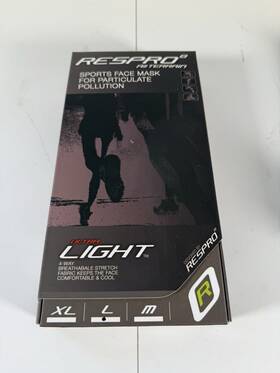 Respro 656654004347 Ultralight Mask - Black Large