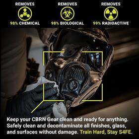 S-0001-d S4fe-d Gas Mask Cbrn Decon Wipes Avon Masks -d.i.r.t