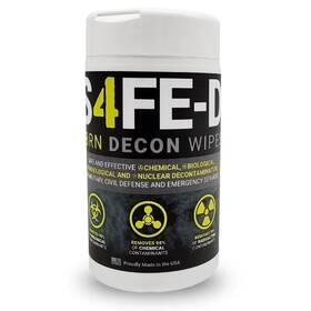 S-0080-c S4fe-d Gas Mask Cbrn Decon Wipes Avon Masks - 80ct