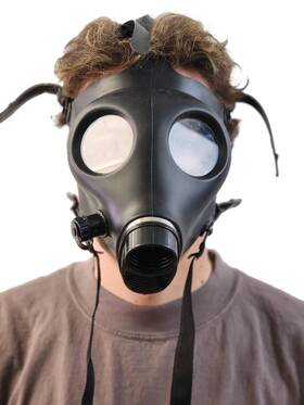 Safeguardian 699838009431 Israeli Gas Mask Resipirator - Halloween Nuclear Paintball