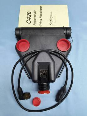 M-60016-001 Safety Tech Papr 3 Speed Blower C420 Micronel Casu With Remote Cable Switch