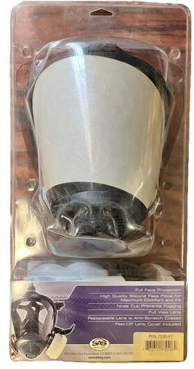 7550-61 Sas Full Face Respirator Size Small
