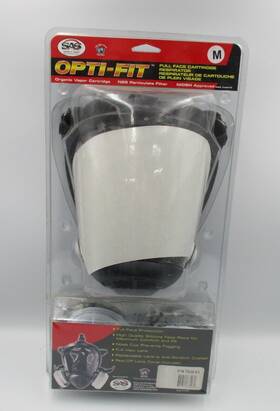 7620-61 Sas Safety 7620-21 Opti-fit Full Face Cartridge Respirator Medium
