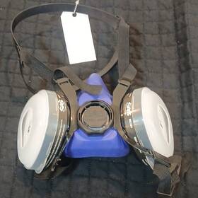 8601-92 Sas Safety Corp Half Mask Reusable Respirator With Dual Cartridges Size M