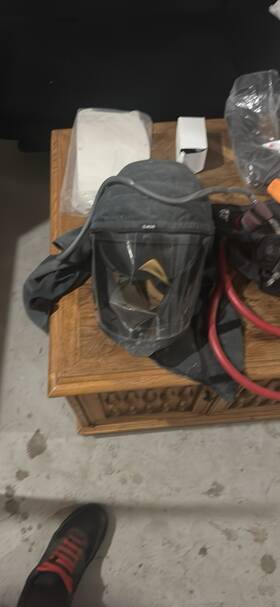 214718 Sata Air Vision 5000 Full Face Respirator System With Mask And Accessories