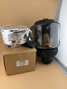 013022 Scott Adjustable Gas Mask Nato With Canister Exp. Date 2016/04