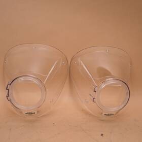 803923-01 Scott Lot 2 Safety Scott-o-vista Clear Facepiece Lens W Applique Small