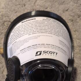 100512125 Scott Safety Full Face Mask Respirator Size L Mpn