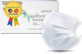 Sp01 Skypro 50pcs Medical Grade Procedure Masks Adult 3 Ply Disposable