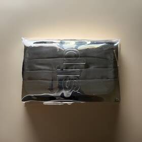 Slip 810046980385 Reusable Face Mask Black 100% Mullberry Silk - New And Sealed