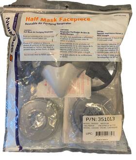 100300 Sperian Half Mask Facepiece 360000 Medium 2x Model Cartridge