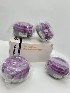 1051-niosh Sperian 4pc 1051 Niosh Air Purifying Respirator Filter Organic Vapers