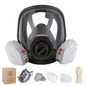 Sumeber 792119212053 Reusable Full Face Cover Respirator Mask Gas With Activated C