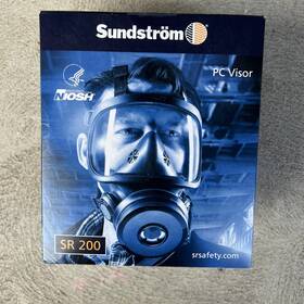 H01-1212 Sundstrom Sr 200 Full Face Mask Pc Visor - New In Sealed Box