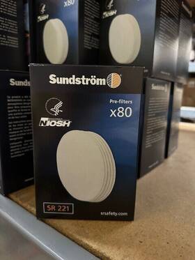 H02-0312 Sundstrom Sr 221 Pre-filter Box Of 80