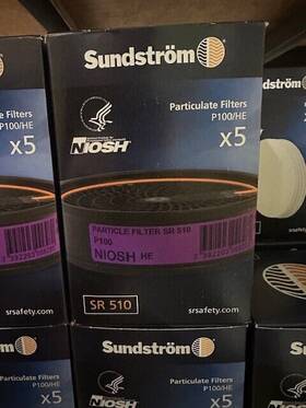 H02-1312 Sundstrom Sr 510 Particle Filter P3 R