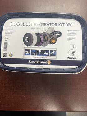 H05-9021m Sundstrom Silica Dust Respirator Kit 900 Size M - New