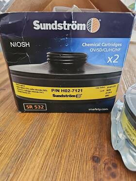 Sr-532 Sundstrom Safety Sr 532 Cartridge Threaded Ov Sd Cl Hc Hf 2 Pk Loccp 3g