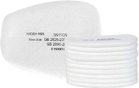 Supmusk 048518569206 10 Filter Cotton For Reusable Gas Mask Eye Protection Respirator With T