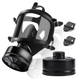 Supmusk 048518569305 Gas Mask Full Face Survival Nuclear And Chemical With Standard 40mm Ac