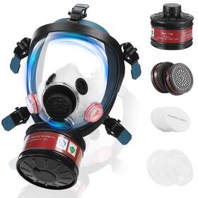 Supmusk 048518569411 Gas Mask Full Face Masks Survival Nuclear With 40mm Activated Carbon Fil