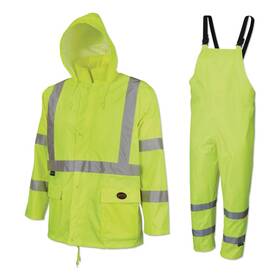 V1080360u-m Surewerx - 5619u Hi-viz Rainsuit Green Each