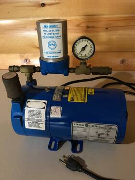 0522-p347-g180dx Survivair S.a.s. Air Supplied Pump System For Painting / Electric Motor Used