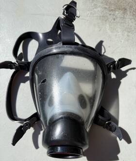 202022 Survivair Honeywell Scba Firefighter Gas Mask Respirator Large See Notes