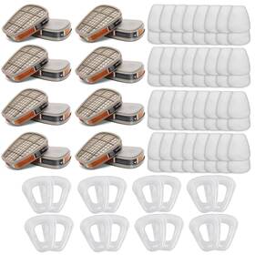 6001 Tangs 724164081315 Filter Cartridges Replacement For Gas Respirator 16pcs