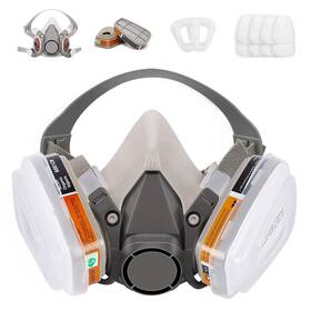 Tangs 781454907311 Reusable Half Facepiece Cover Set For Gas Respirator Painting Welding Woodwor